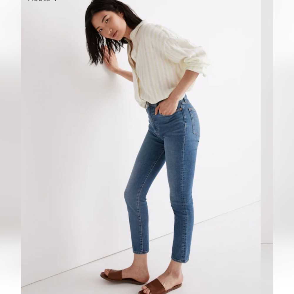 Madewell Women's Blue Skinny Jeans